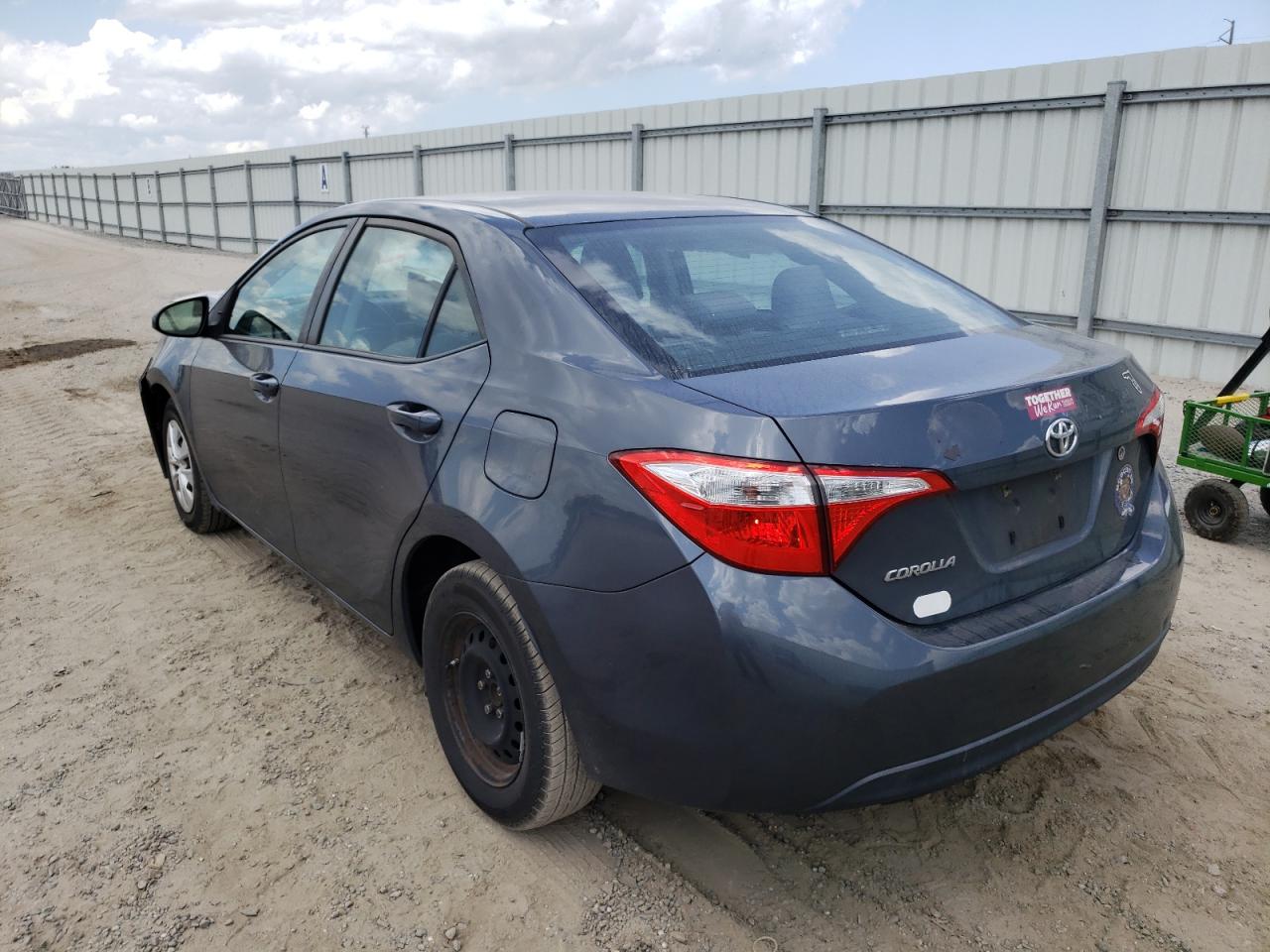 Photo 3 from auction – 2014 TOYOTA COROLLA L with VIN 2T1BURHE5EC184902