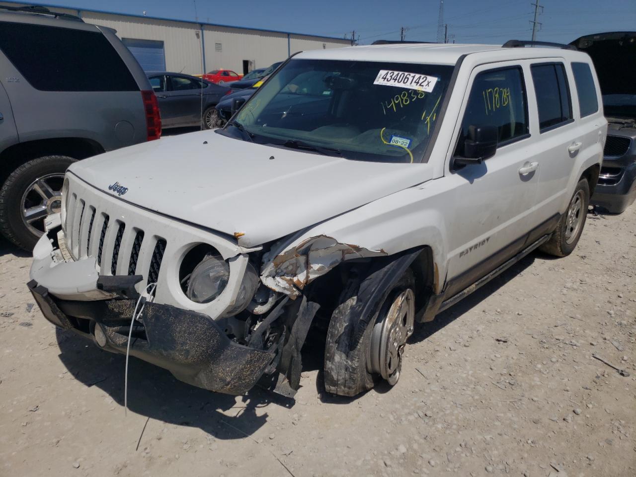 Photo 2 from auction – 2017 JEEP PATRIOT SP with VIN 1C4NJPBA2HD149838