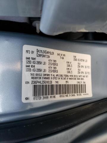 Photo 10 from auction – 2005 DODGE GRAND CARA with VIN 2D8GP44L25R249128