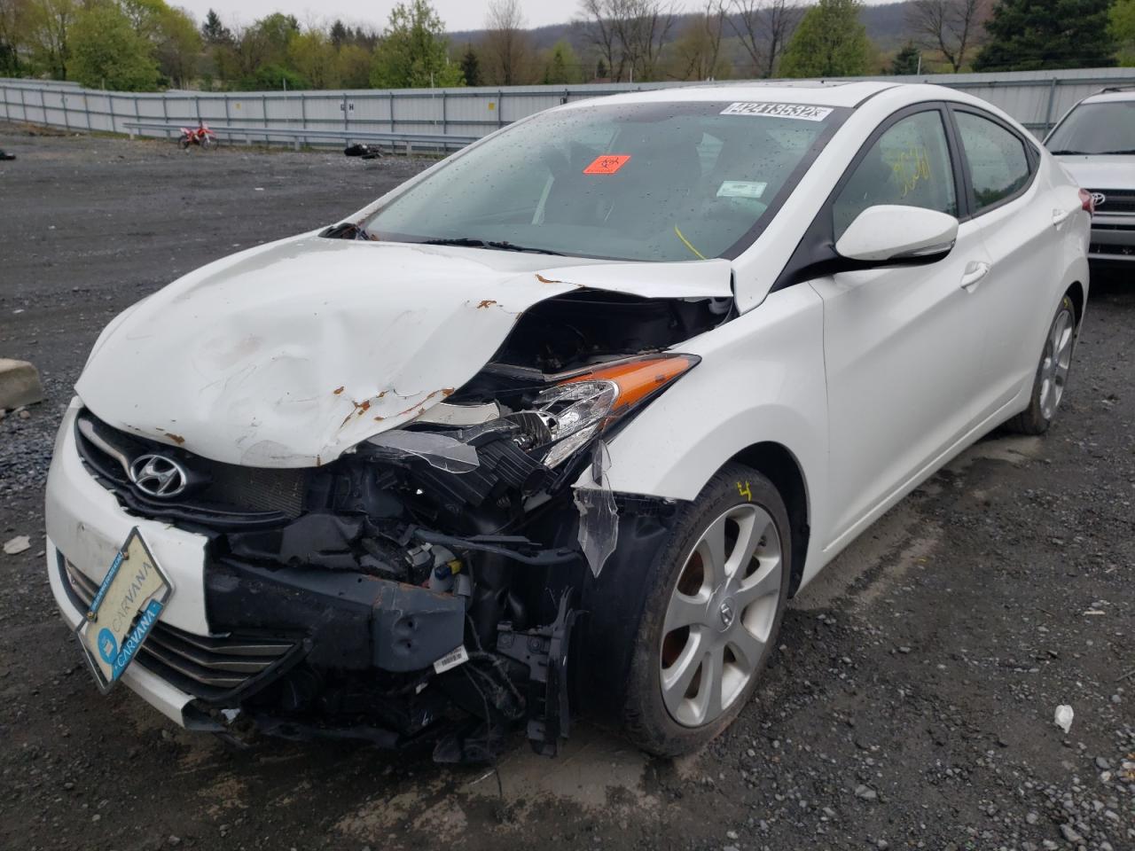 Photo 2 from auction – 2012 HYUNDAI ELANTRA GL with VIN 5NPDH4AE5CH100629