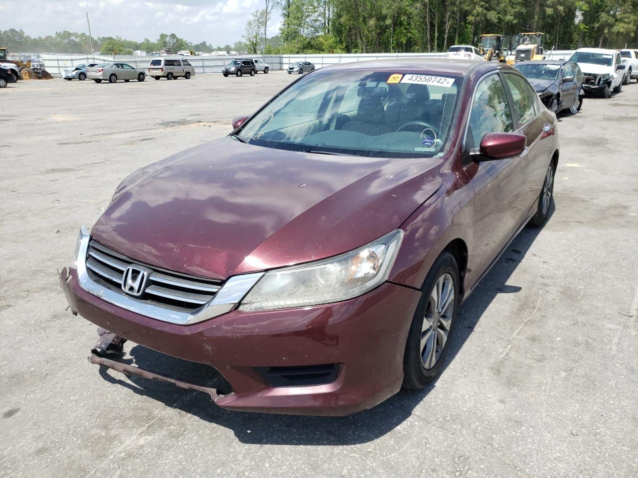 Photo 12 from auction – 2014 HONDA ACCORD with VIN 1HGCR2F3XEA110623