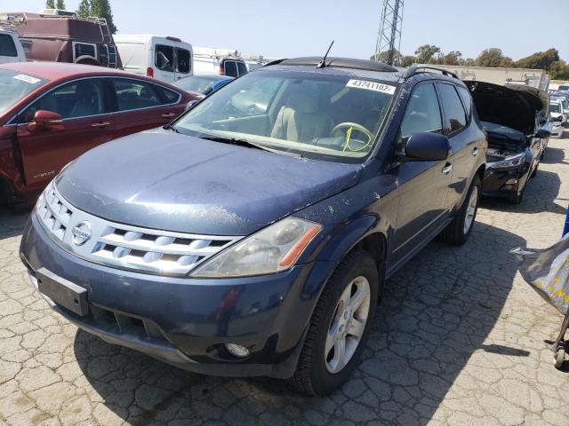 Photo 2 from auction – 2003 NISSAN MURANO SL with VIN JN8AZ08T33W122284