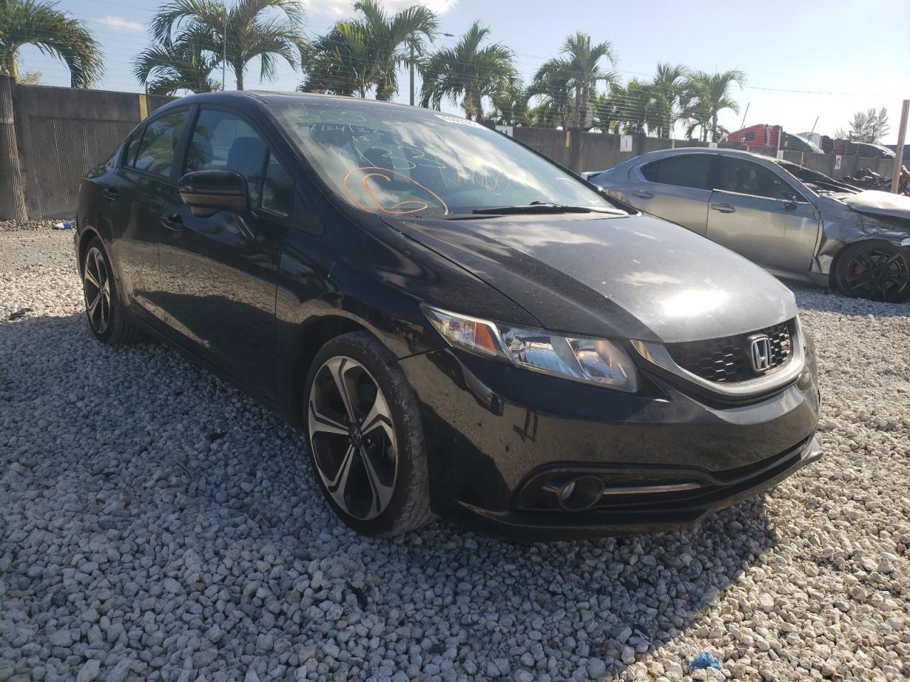 HONDA CIVIC SI 2015 with VIN 2HGFB6E53FH701133 - Photo from auction