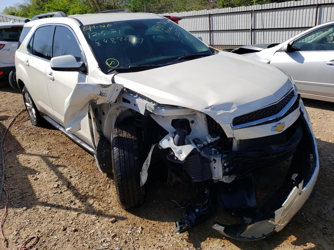 CHEVROLET EQUINOX LT 2013 with VIN 1GNALDEK0DZ123724 - Photo from auction
