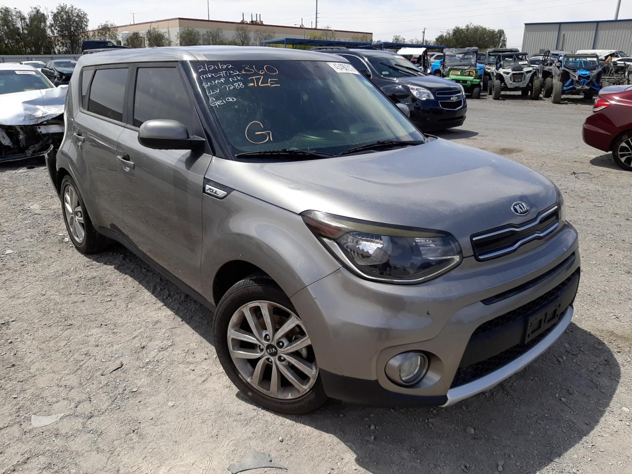 KIA SOUL + 2018 with VIN KNDJP3A56J7537475 - Photo from auction
