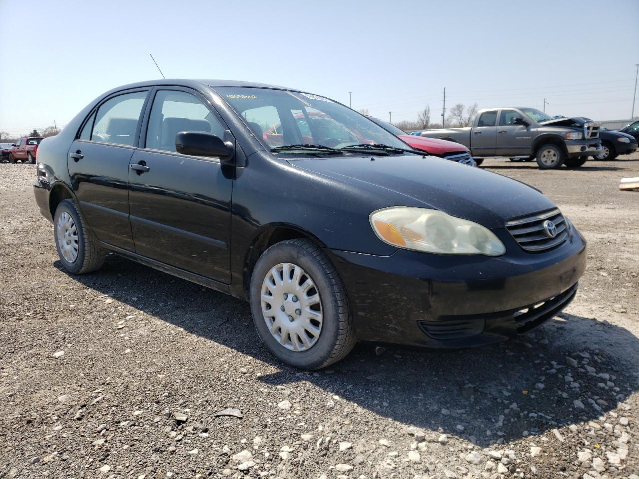 TOYOTA COROLLA CE 2003 with VIN 2T1BR32E33C110639 - Photo from auction