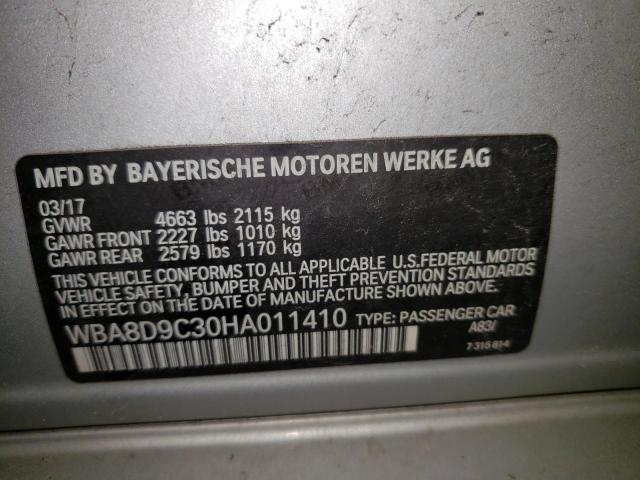 Photo 10 from auction – 2017 BMW 330 XI with VIN WBA8D9C30HA011410