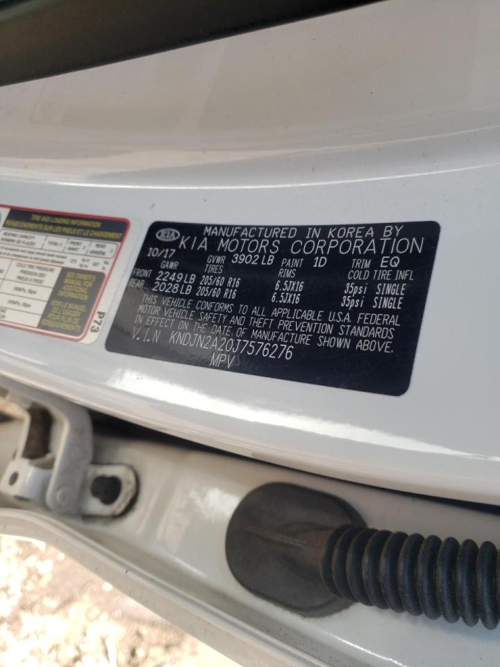 Photo 10 from auction – 2018 KIA SOUL with VIN KNDJN2A20J7576276