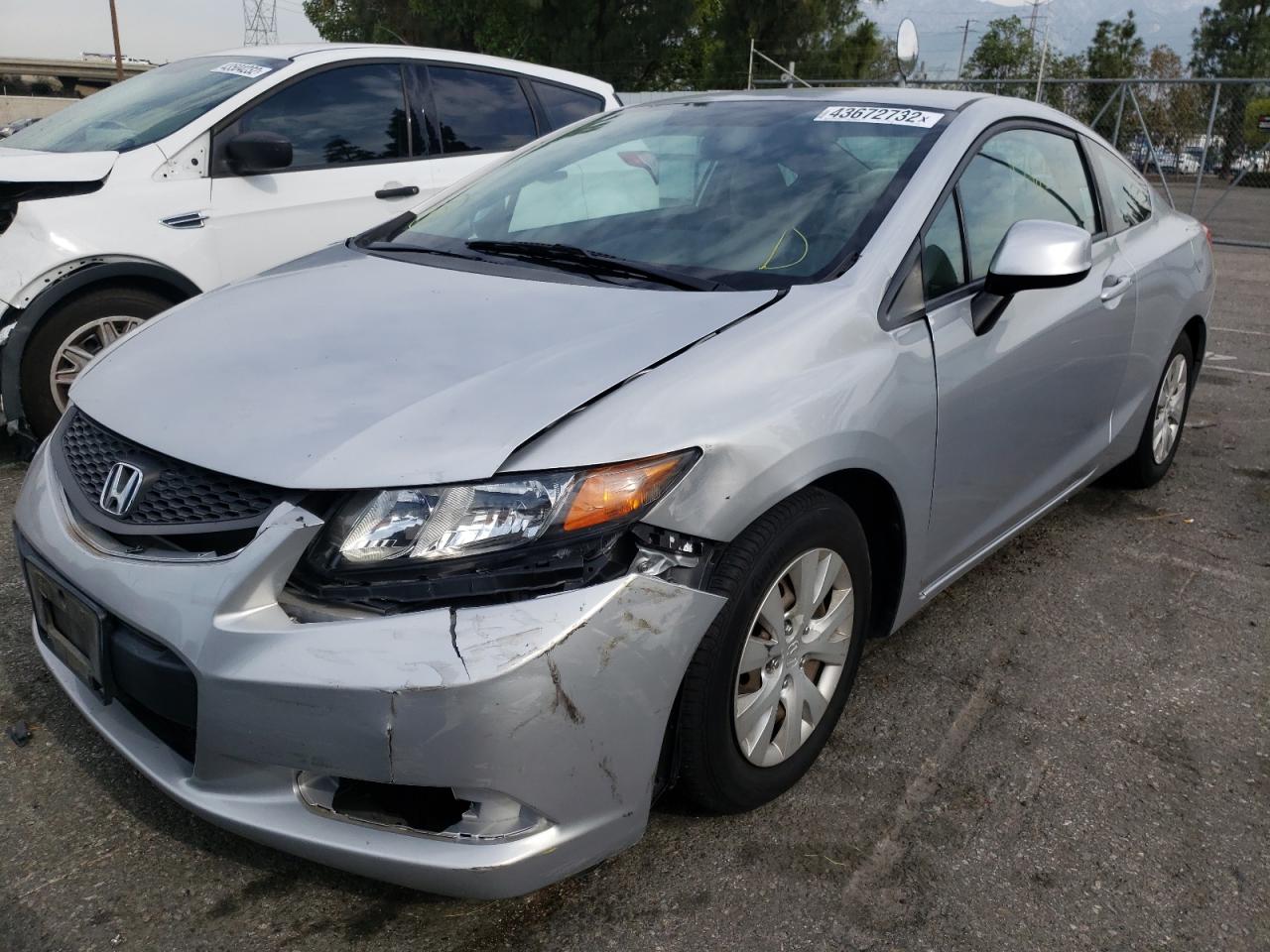 Photo 2 from auction – 2012 HONDA CIVIC LX with VIN 2HGFG3B52CH510898