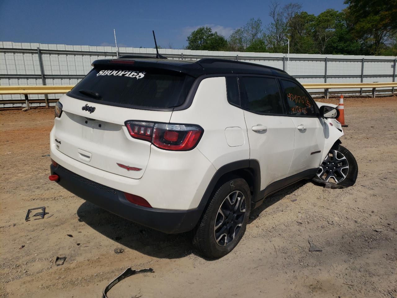 Photo 4 from auction – 2020 JEEP COMPASS TR with VIN 3C4NJDDB8LT163668