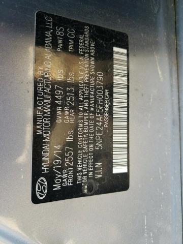 Photo 10 from auction – 2015 HYUNDAI SONATA SE with VIN 5NPE24AF5FH003790