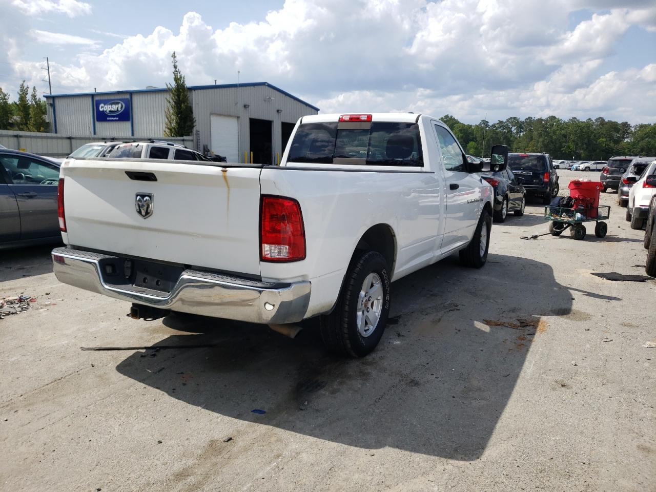 Photo 4 from auction – 2011 DODGE RAM 1500 with VIN 3D7JB1ET4BG605148