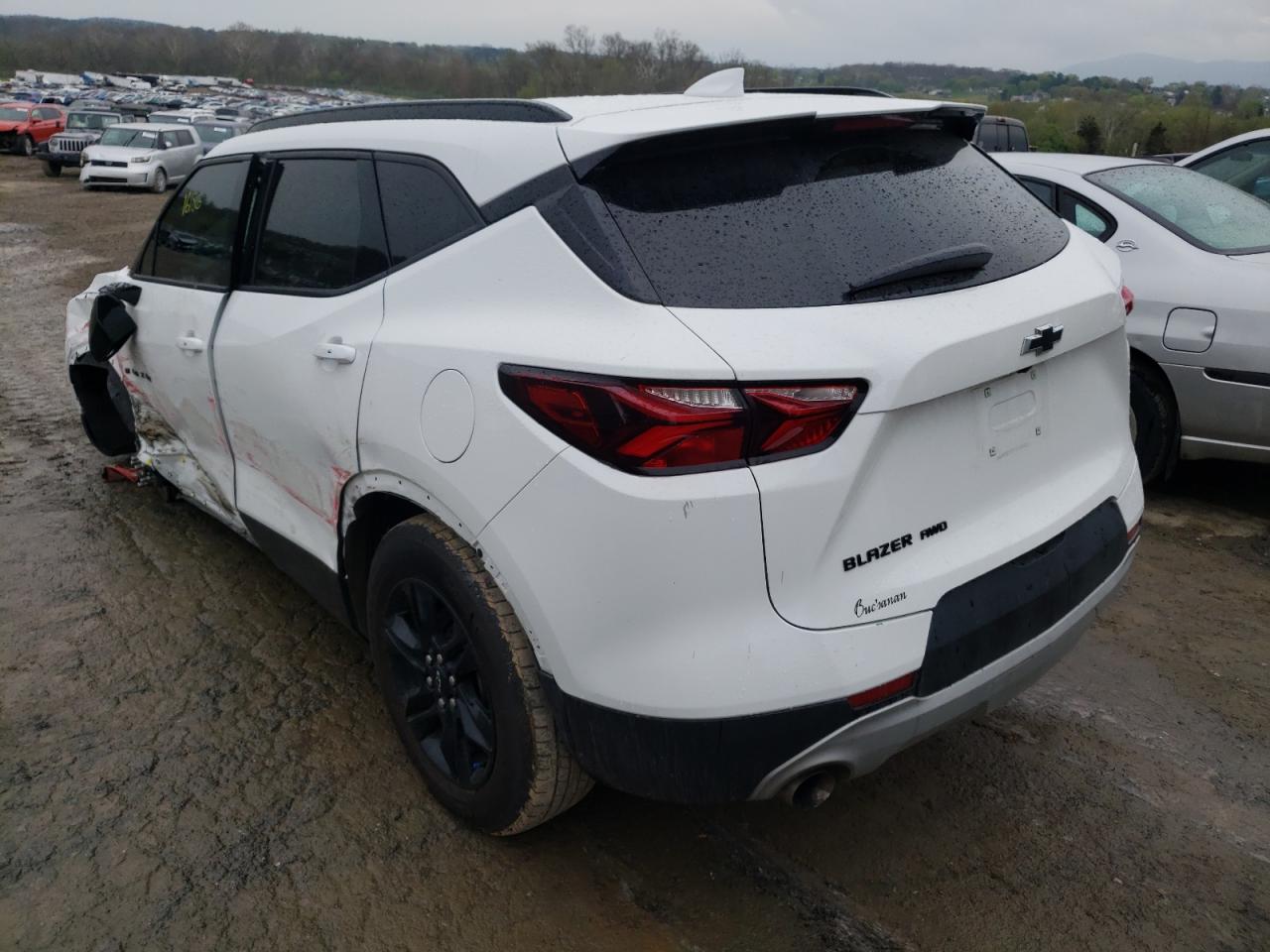 Photo 3 from auction – 2021 CHEVROLET BLAZER 2LT with VIN 3GNKBHR41MS548456