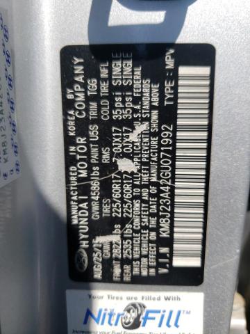 Photo 10 from auction – 2016 HYUNDAI TUCSON SE with VIN KM8J23A42GU071992