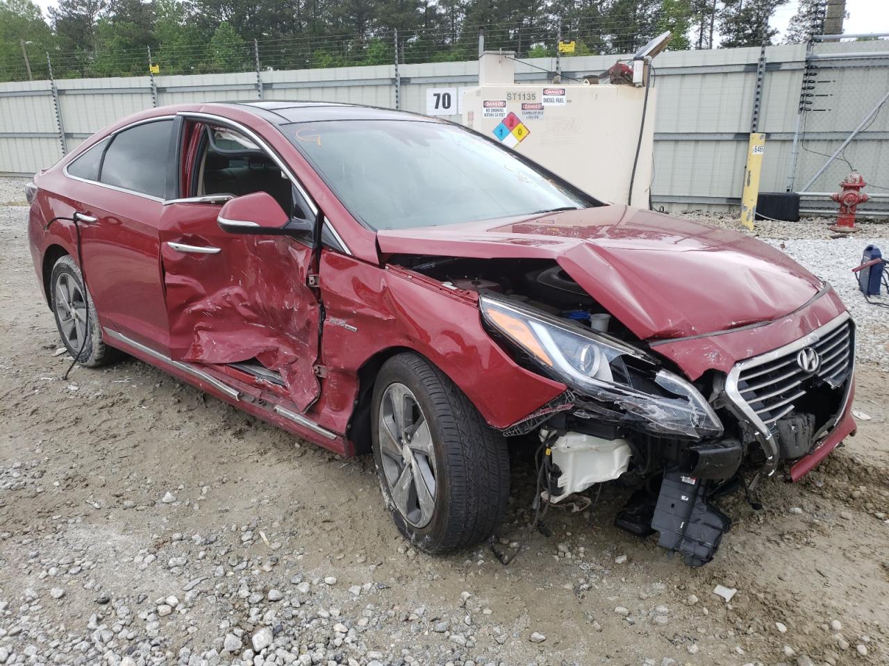 Photo 9 from auction – 2016 HYUNDAI SONATA HYB with VIN KMHE34L10GA017356