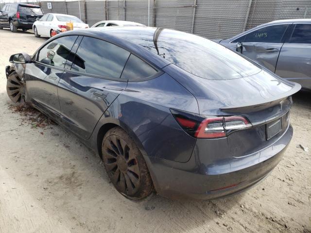 Photo 3 from auction – 2021 TESLA MODEL 3 with VIN 5YJ3E1ECXMF078106