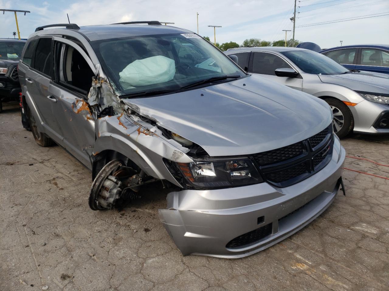 DODGE JOURNEY SE 2020 with VIN 3C4PDCAB3LT199301 - Photo from auction