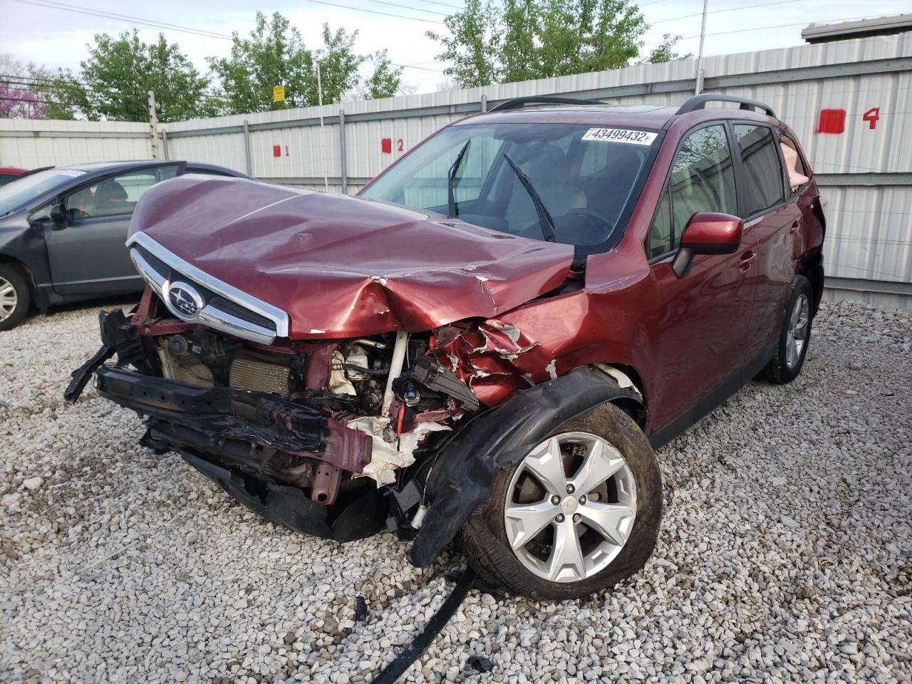 Photo 2 from auction – 2015 SUBARU FORESTER 2 with VIN JF2SJADC0FH473666