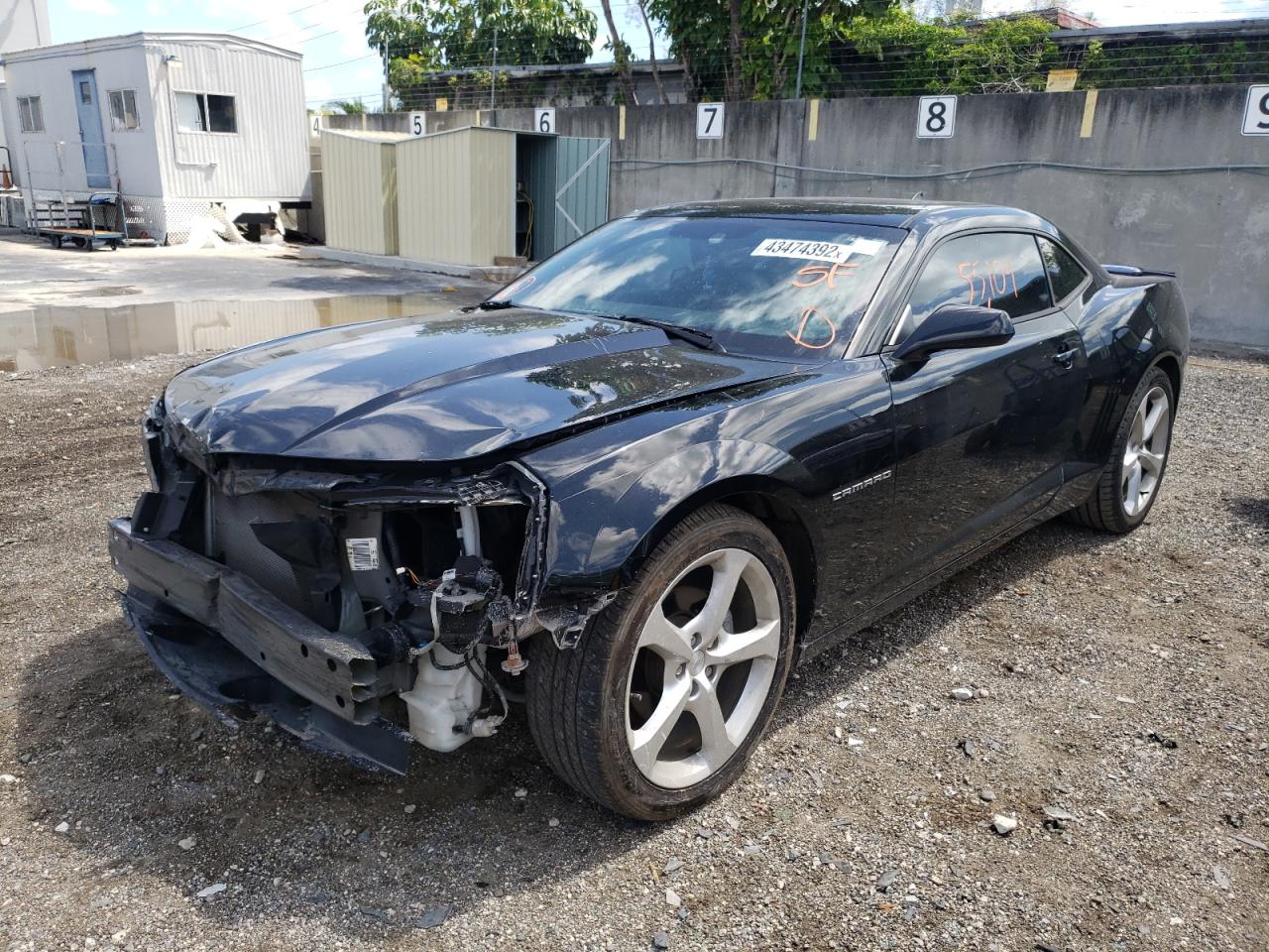 Photo 2 from auction – 2015 CHEVROLET CAMARO LT with VIN 2G1FF1E34F9191849