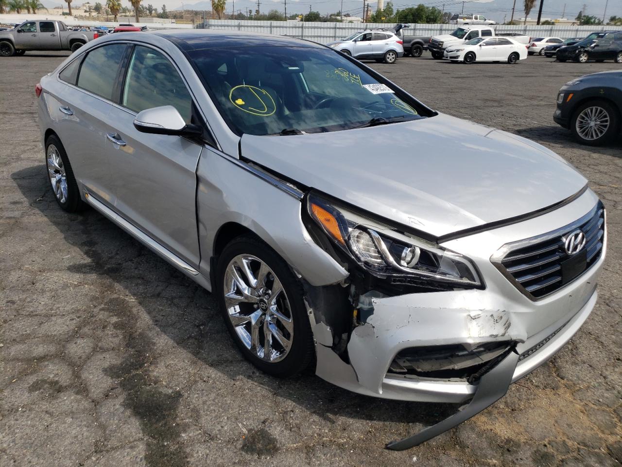 HYUNDAI SONATA SPO 2015 with VIN 5NPE34AB4FH188599 - Photo from auction
