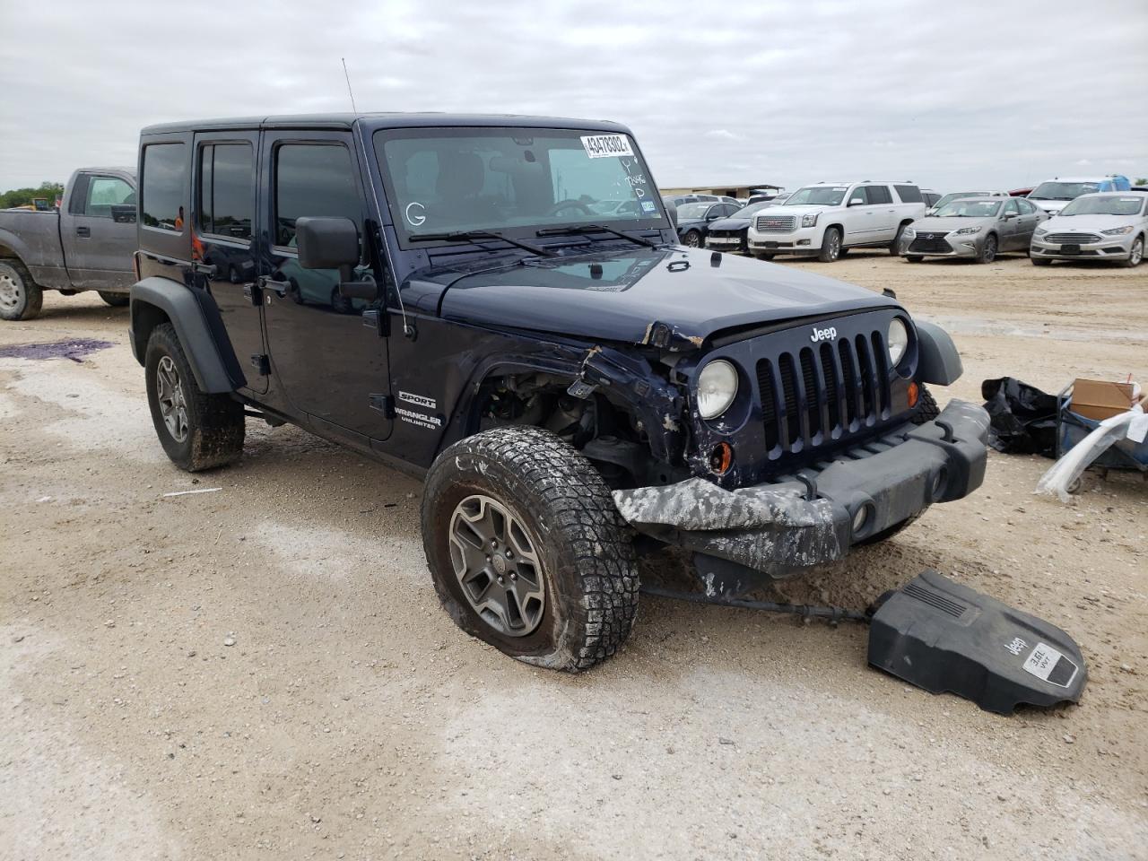 JEEP WRANGLER U 2013 with VIN 1C4BJWDG2DL632390 - Photo from auction
