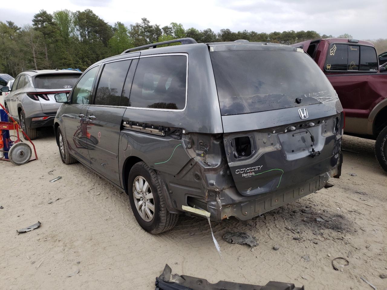 Photo 3 from auction – 2008 HONDA ODYSSEY EX with VIN 5FNRL38668B404197