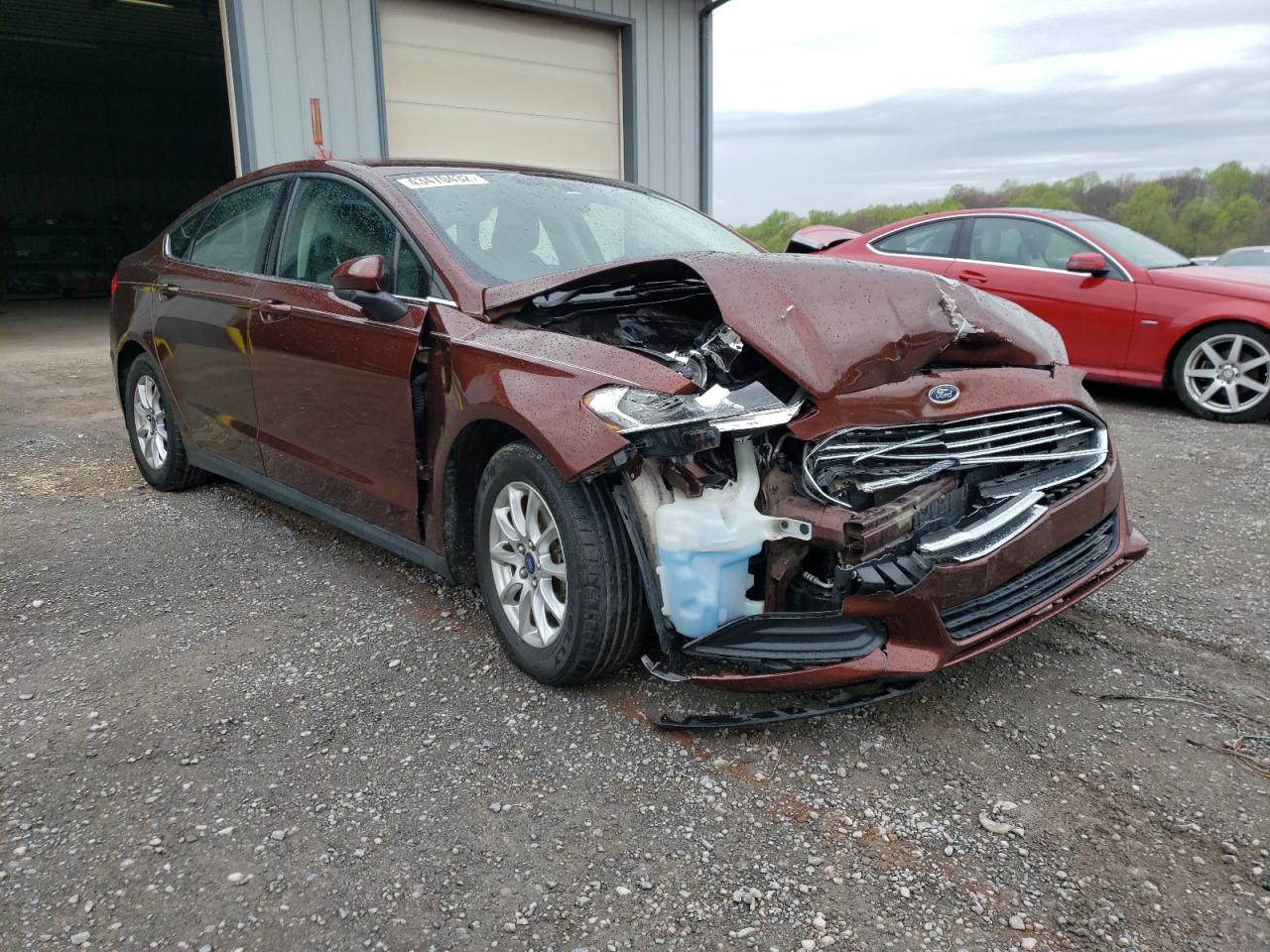 FORD FUSION S 2015 with VIN 3FA6P0G7XFR148972 - Photo from auction