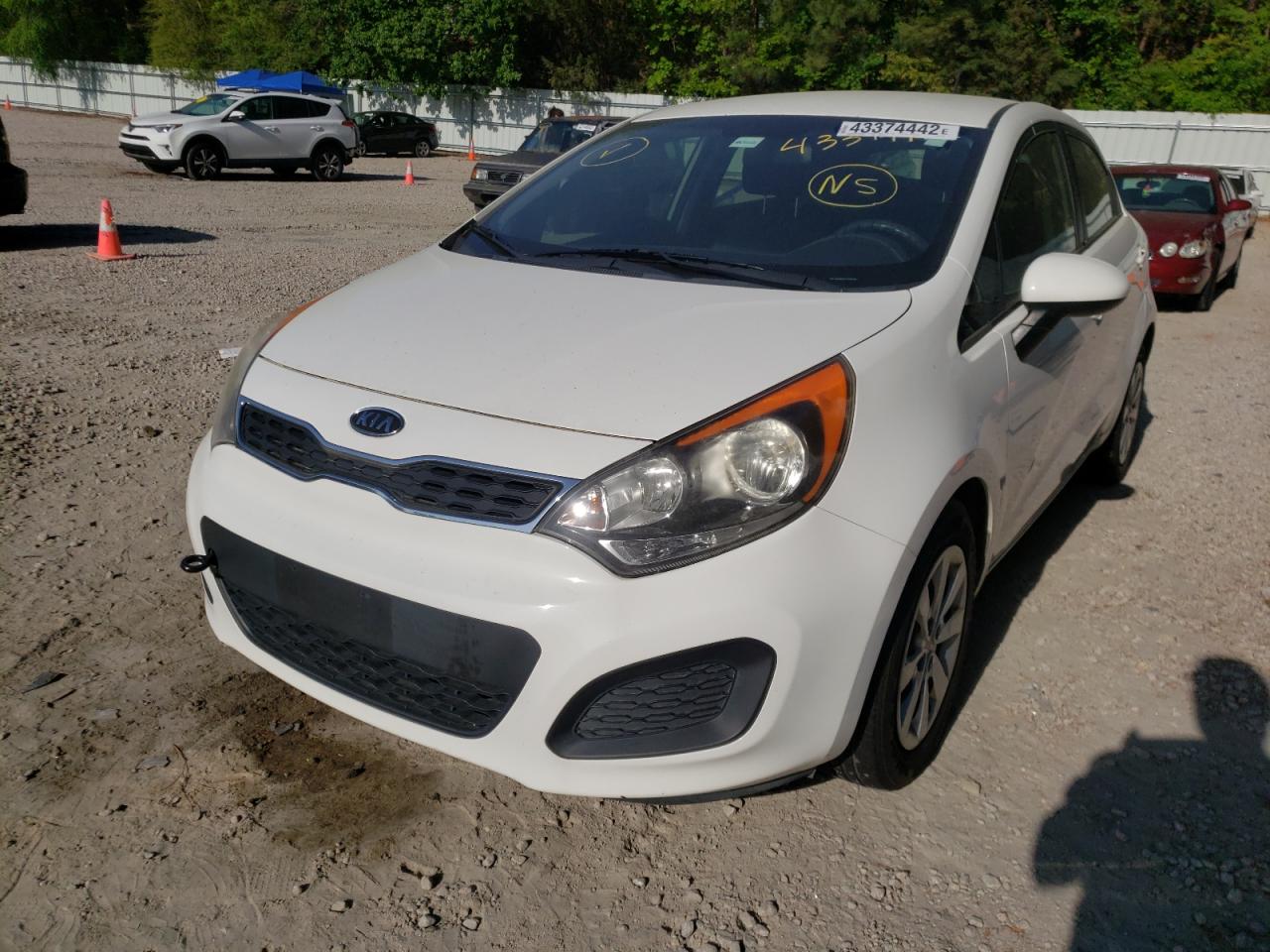 Photo 2 from auction – 2012 KIA RIO EX with VIN KNADN5A37C6031141
