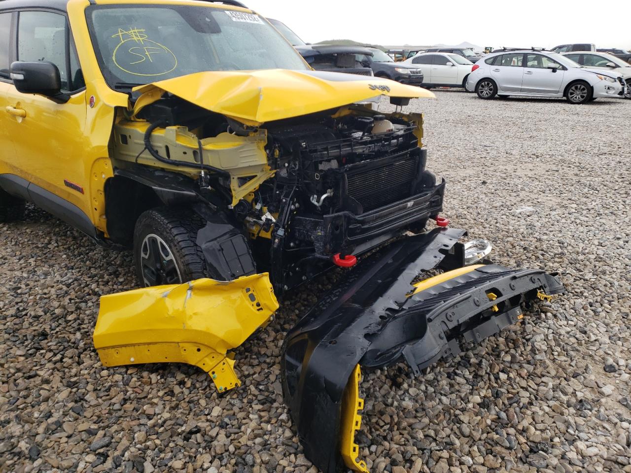 Photo 9 from auction – 2017 JEEP RENEGADE T with VIN ZACCJBCB9HPE43854