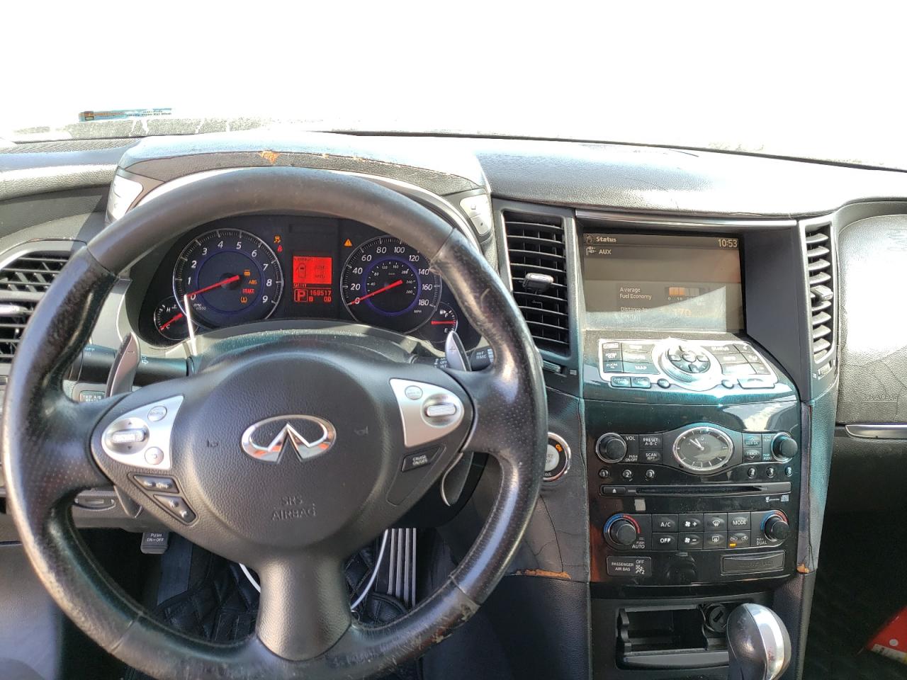 Photo 9 from auction – 2009 INFINITI FX35 with VIN JNRAS18U39M100448