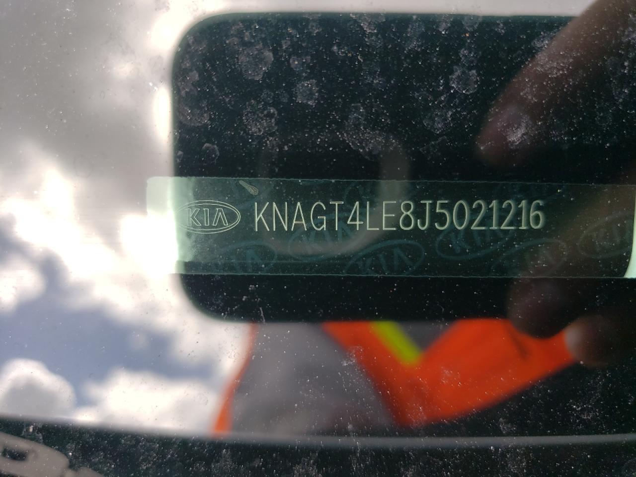 Photo 10 from auction – 2018 KIA OPTIMA HYB with VIN KNAGT4LE8J5021216