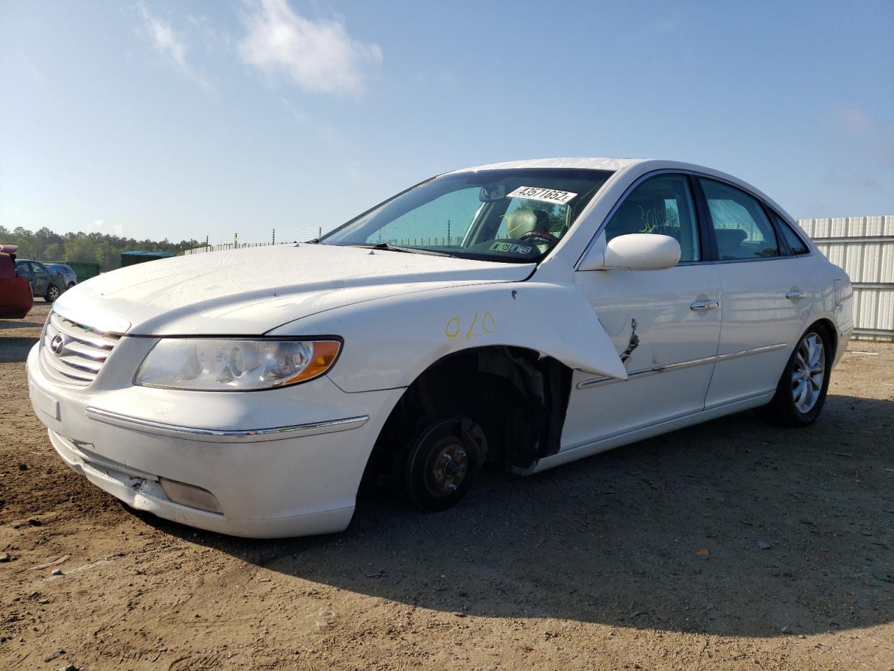 Photo 2 from auction – 2007 HYUNDAI AZERA SE with VIN KMHFC46F17A210224