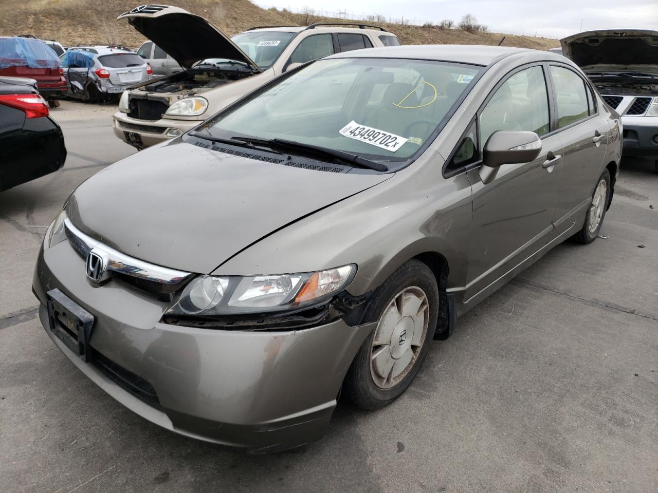 Photo 2 from auction – 2007 HONDA CIVIC with VIN JHMFA36297S008662