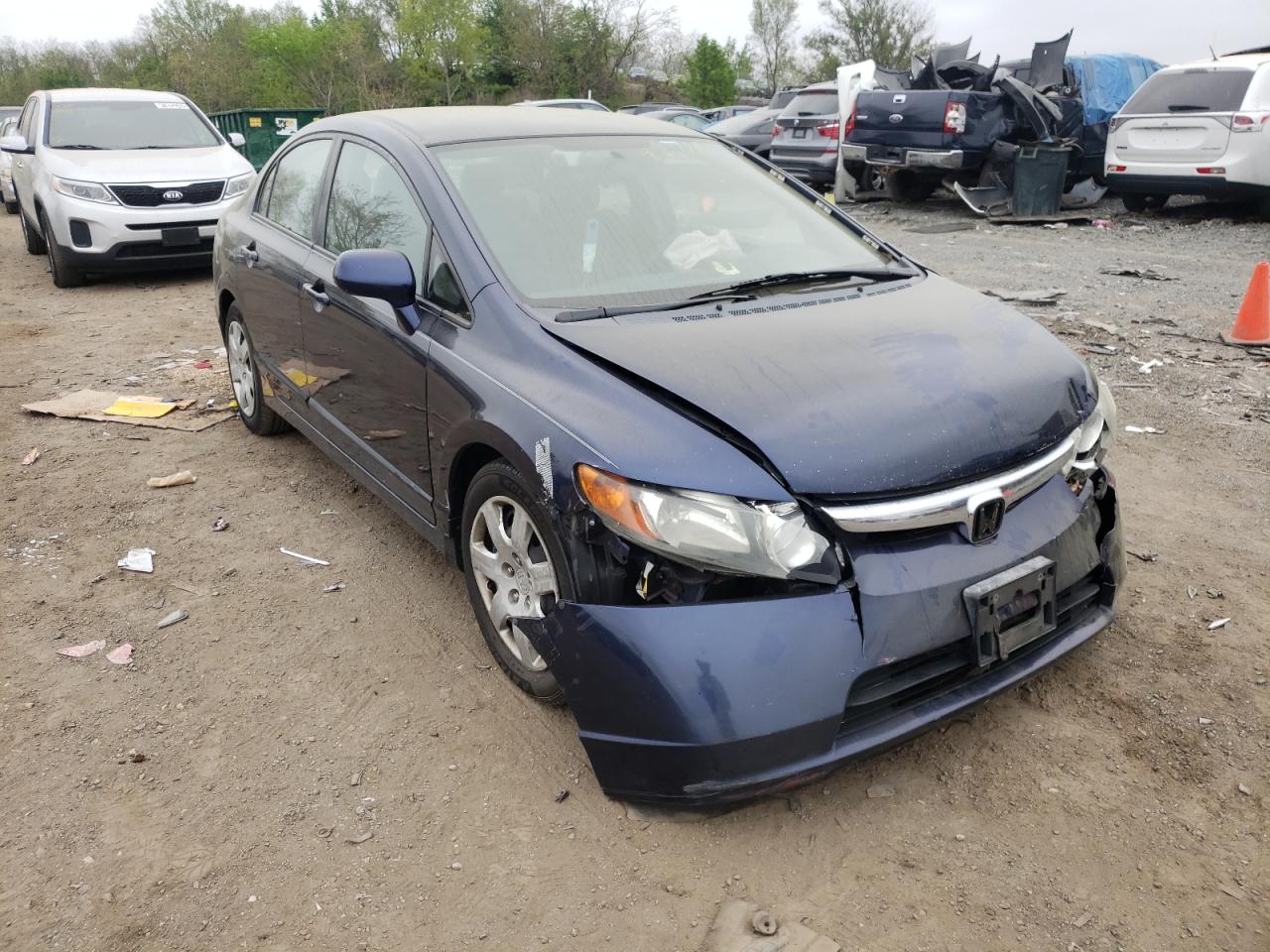HONDA CIVIC LX 2008 with VIN 1HGFA16548L095206 - Photo from auction