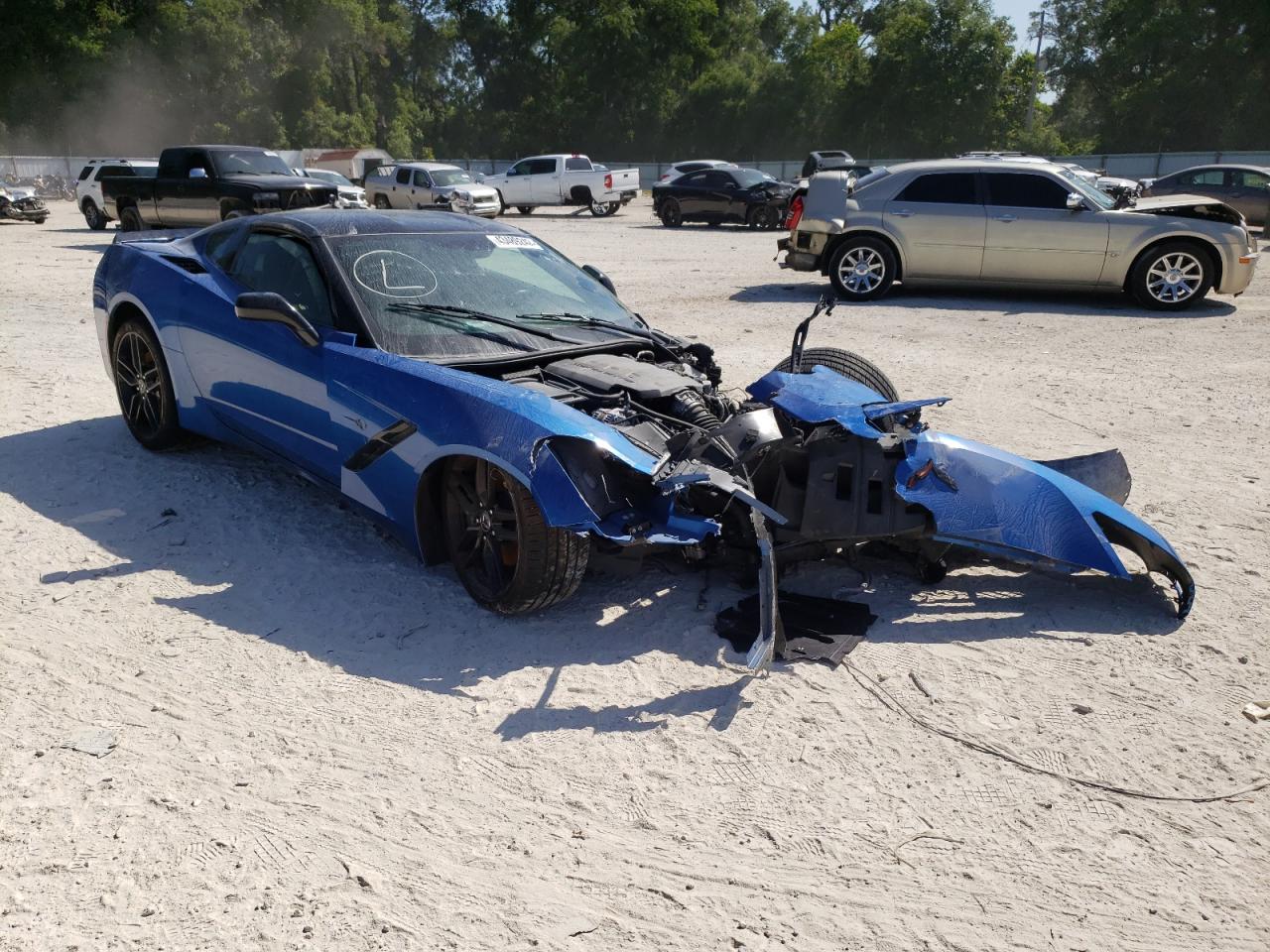 CHEVROLET CORVETTE S 2015 with VIN 1G1YM2D79F5100693 - Photo from auction