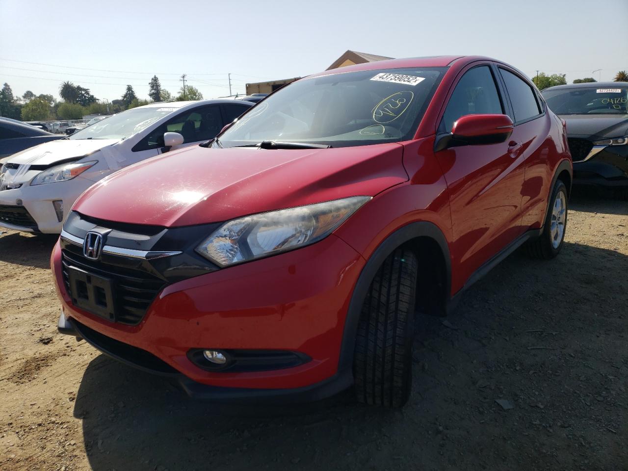 Photo 2 from auction – 2016 HONDA HR-V EX with VIN 3CZRU5H50GM740089