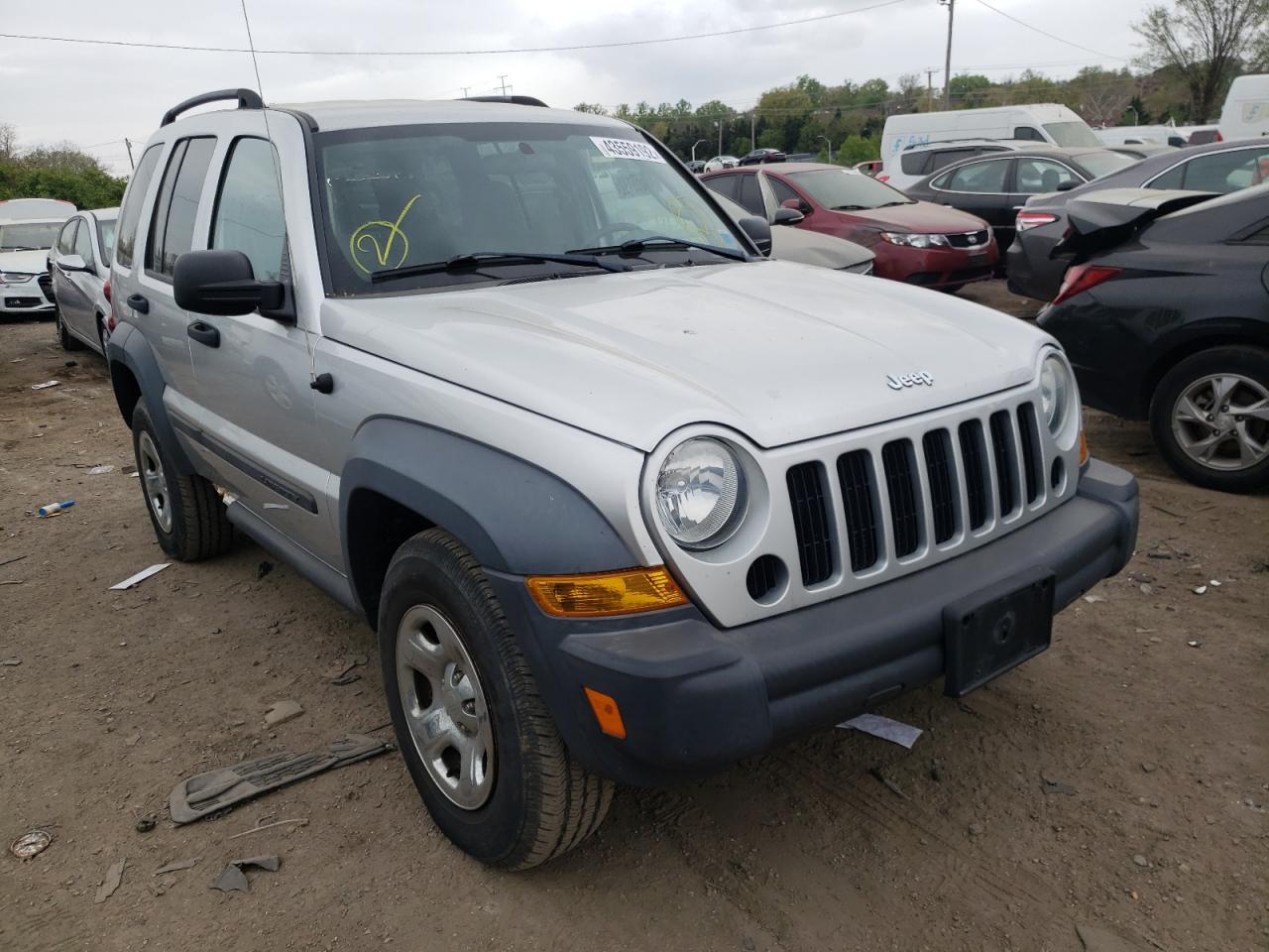 Photo 1 from auction – 2007 JEEP LIBERTY SP with VIN 1J4GL48K87W671615