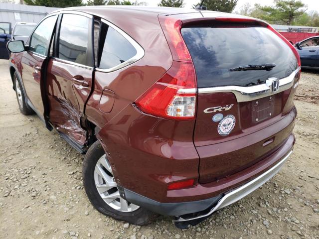 Photo 3 from auction – 2016 HONDA CR-V EX with VIN 5J6RM4H52GL110053