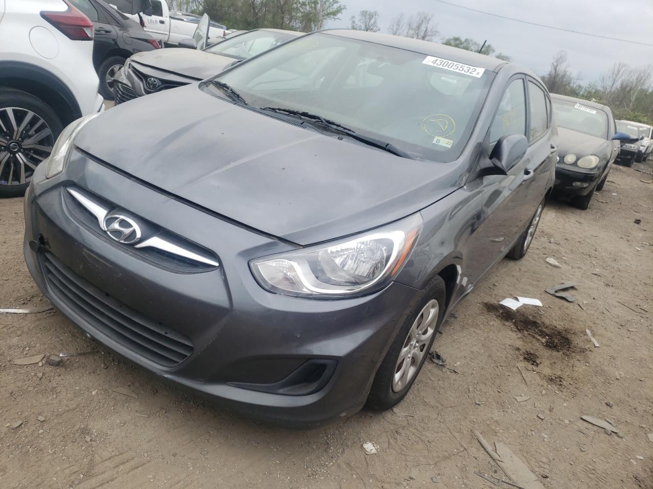 Photo 2 from auction – 2012 HYUNDAI ACCENT GLS with VIN KMHCT5AE2CU057482