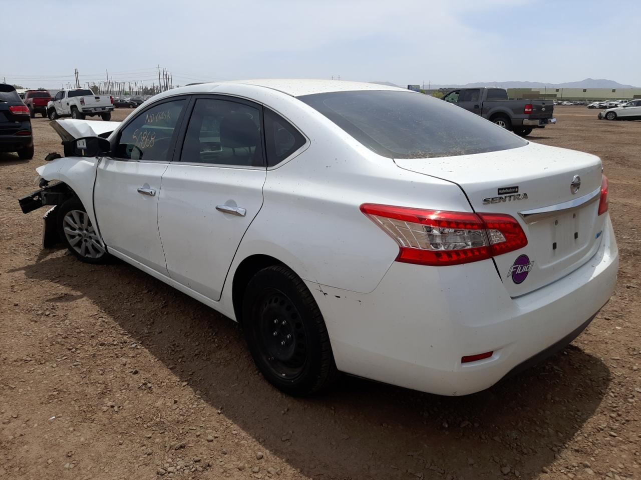 Photo 3 from auction – 2014 NISSAN SENTRA S with VIN 3N1AB7AP3EY341640