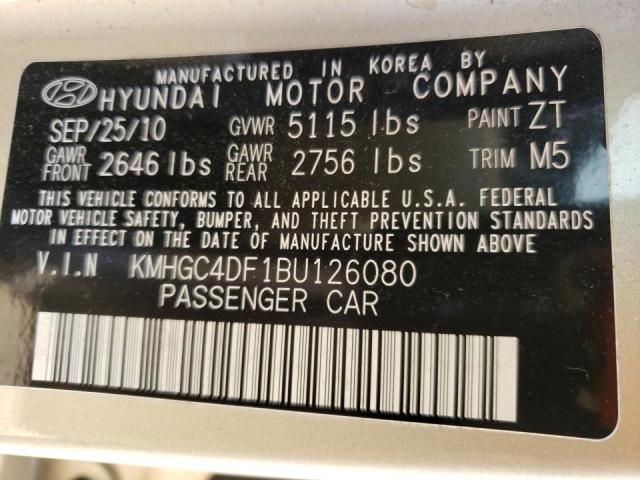 Photo 10 from auction – 2011 HYUNDAI GENESIS 4. with VIN KMHGC4DF1BU126080