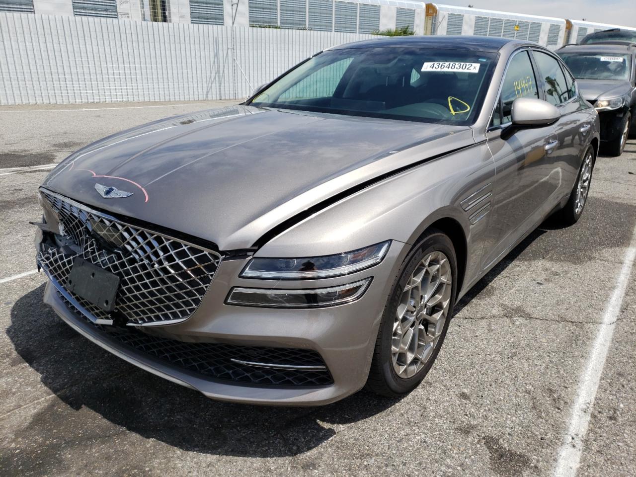Photo 2 from auction – 2021 GENESIS G80 BASE with VIN KMTGC4SD9MU044429