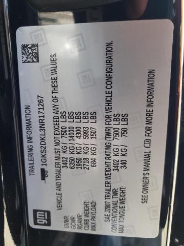 Photo 10 from auction – 2022 GMC YUKON with VIN 1GKS2DKL3NR171267