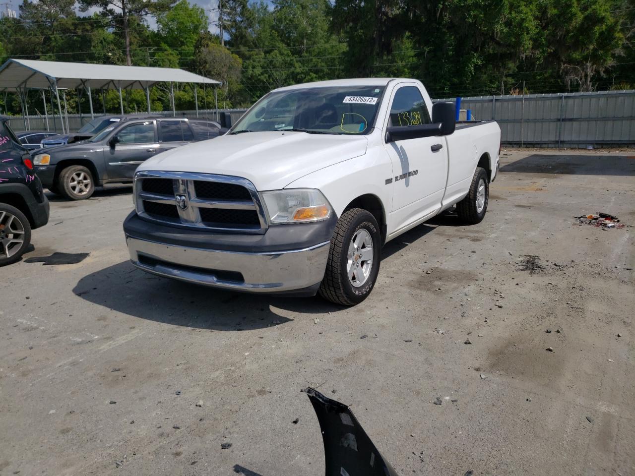 Photo 2 from auction – 2011 DODGE RAM 1500 with VIN 3D7JB1ET4BG605148