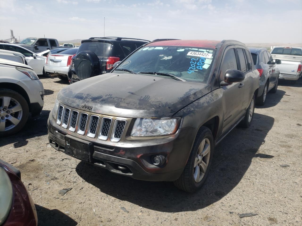 Photo 2 from auction – 2013 JEEP COMPASS SP with VIN 1C4NJDBB4DD222273