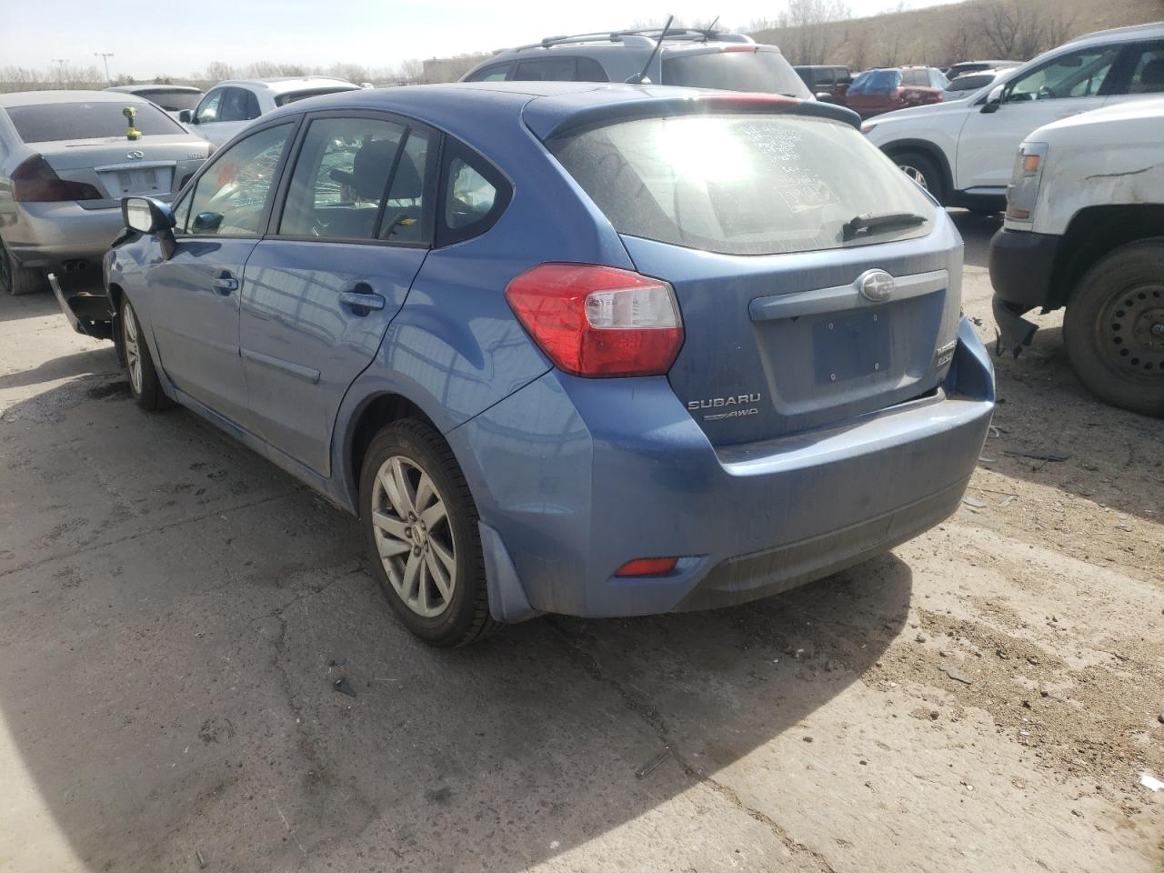 Photo 3 from auction – 2015 SUBARU IMPREZA PR with VIN JF1GPAC61F8327975