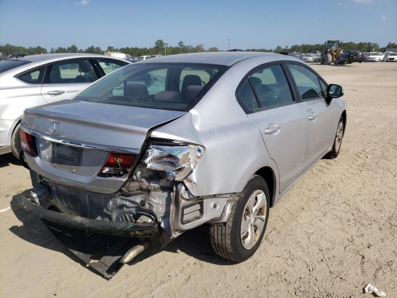 Photo 4 from auction – 2013 HONDA CIVIC LX with VIN 19XFB2F56DE070022