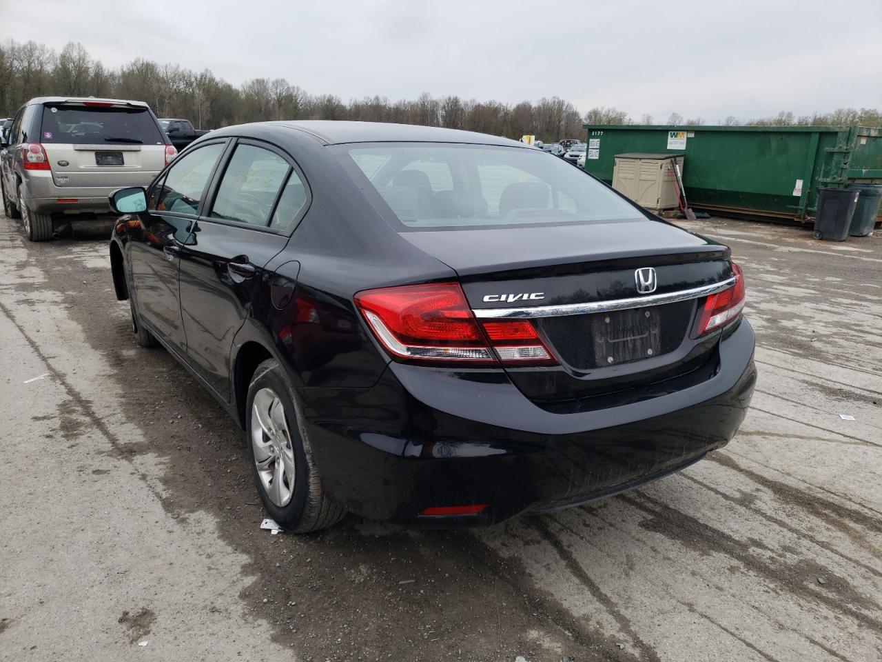 Photo 3 from auction – 2014 HONDA CIVIC LX with VIN 2HGFB2F53EH520698