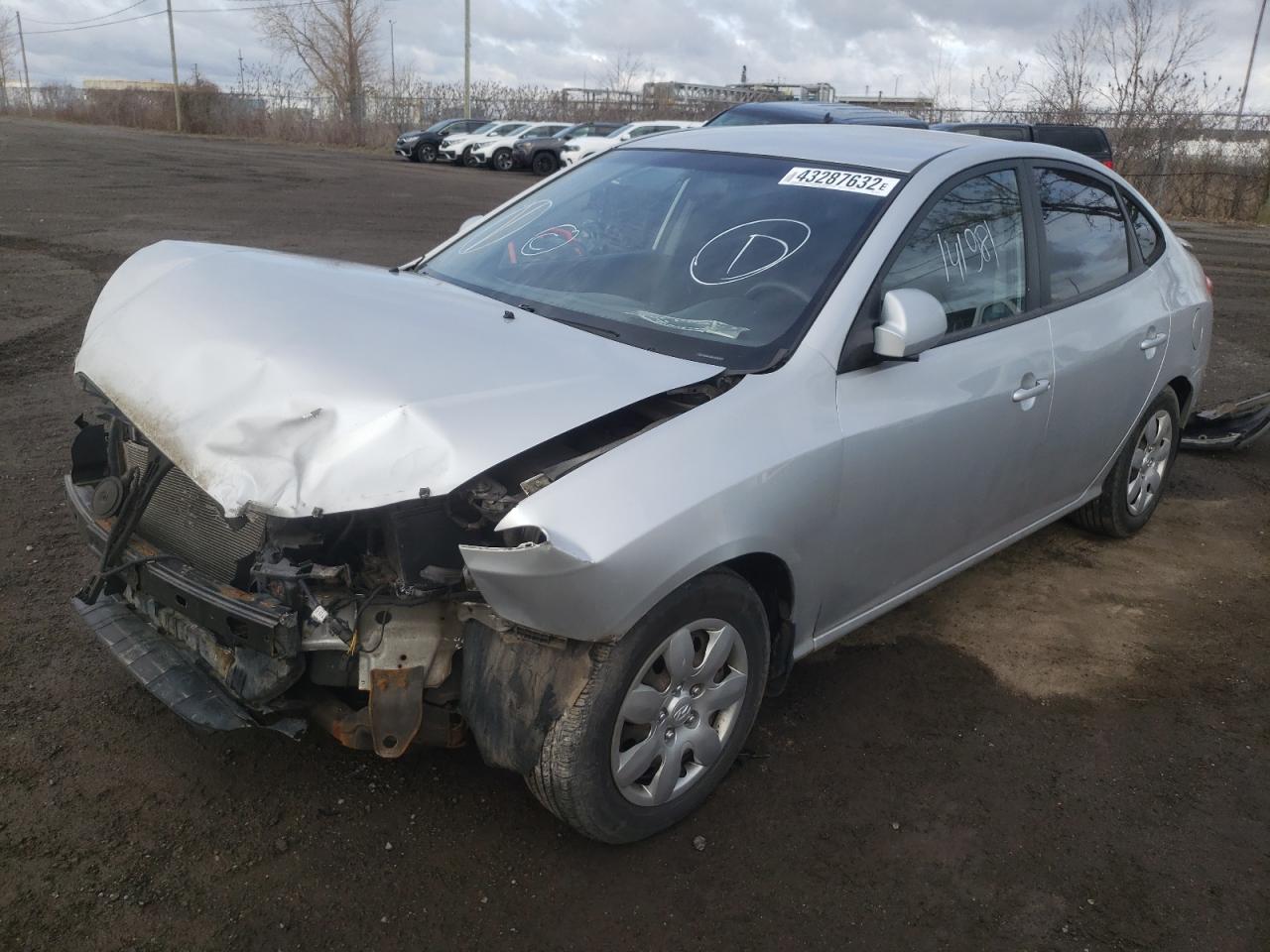 Photo 2 from auction – 2007 HYUNDAI ELANTRA GL with VIN KMHDU45D07U257571
