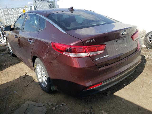 Photo 3 from auction – 2016 KIA OPTIMA LX with VIN 5XXGT4L35GG116144
